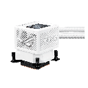 Asus ROG Ryujin III 360 ARGB Extreme Gen 2, 3.5" LCD, Magnetic Daisy-Chainable Fan, 360MM CPU Liquid Cooler - White