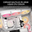 Corsair Nautilus 240 RS ARGB Performance 240mm Liquid CPU Cooler - White