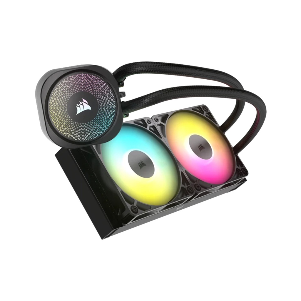 Corsair Nautilus 240 RS ARGB Performance 240mm Liquid CPU Cooler - Black