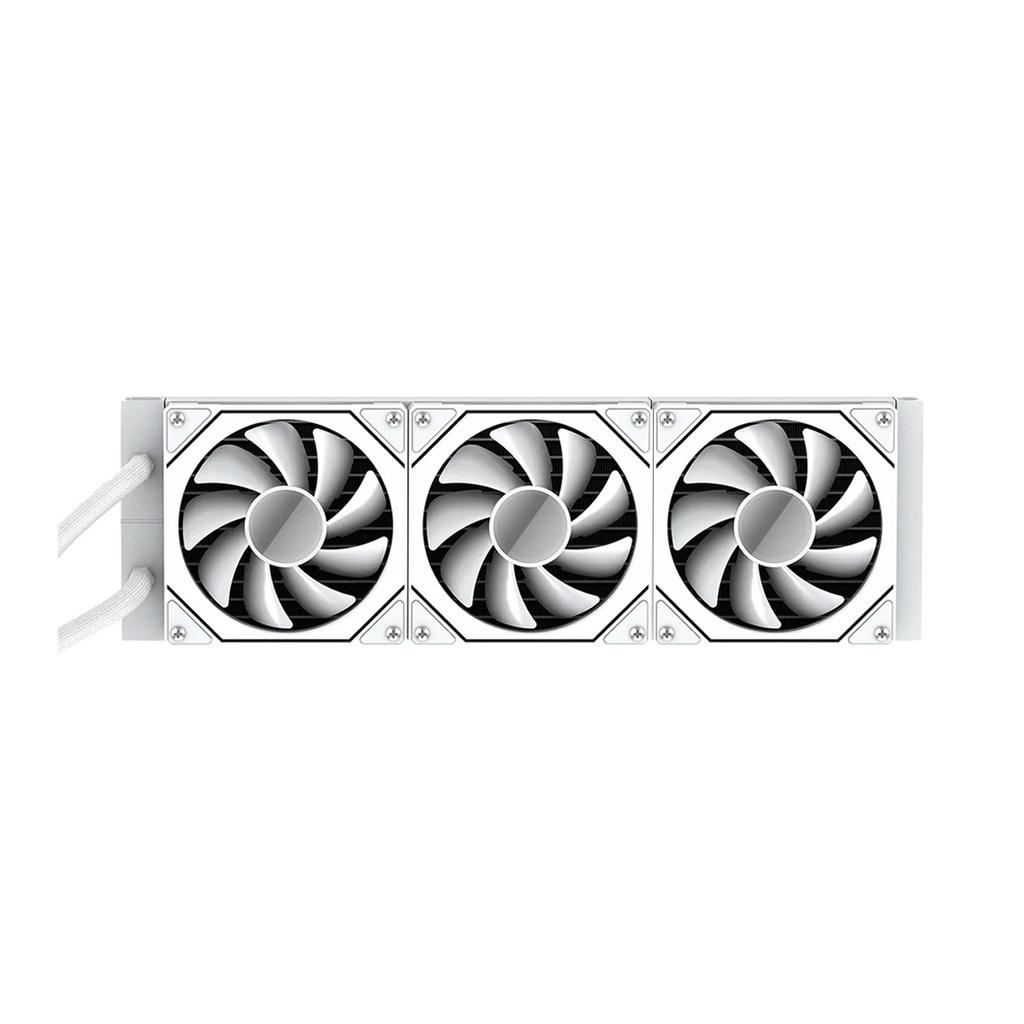 Gameon Kraken Series 360 high Performance Bearing, Temperature Display, 360mm Liquid CPU Cooler - White