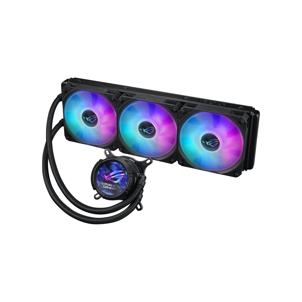 Asus Rog Strix LC III 360 ARGB LCD Gen2 360MM CPU Liquid Cooler - Black