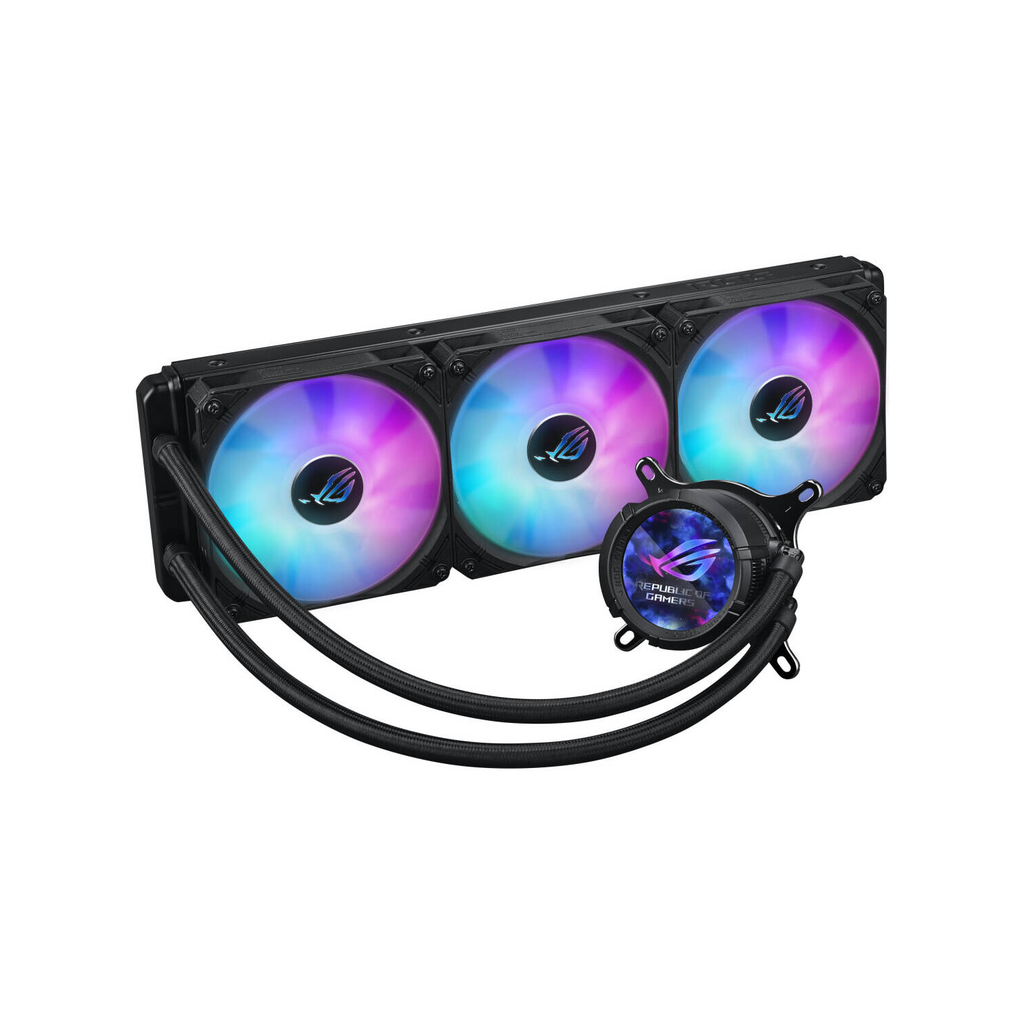 Asus Rog Strix LC III 360 ARGB LCD Gen2 360MM CPU Liquid Cooler - Black