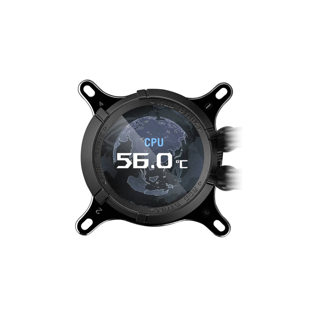 Asus Rog Strix LC III 360 ARGB LCD Gen2 360MM CPU Liquid Cooler - Black