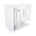 Asus A21 Micro ATX Tempered Glass Side Panel Case Without Fan - White