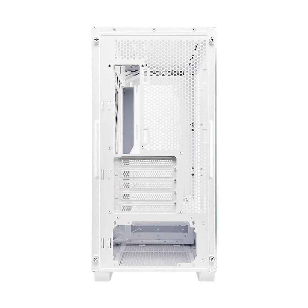 Asus A21 Micro ATX Tempered Glass Side Panel Case Without Fan - White