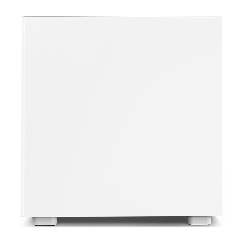 NZXT H7 Flow ATX Mid Tower SGCC Steel Tempered Glass Side Panel Case with 4 Fans - White