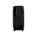 RaidMax Vortex V4 ATX Mid Tower Steel Plastic Gaming Case - Black