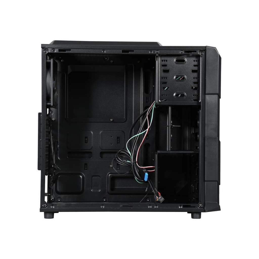 RaidMax Vortex V4 ATX Mid Tower Steel Plastic Gaming Case - Black