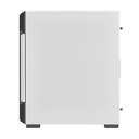 Corsair iCUE 220T RGB Mid-Tower Steel Plastic Side Tempered Glass Panel Case With 3 RGB Fans - White