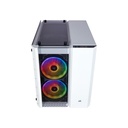 Corsair 280X Crystal Series RGB Tempered Glass Micro ATX Case - White