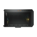 Cougar Air Face Mid Tower Tempered Glass Side Panel Case with 3 RGB Fans - Black