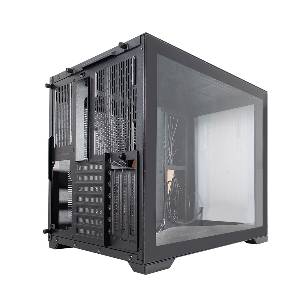 First Player EMOTION VIEW SP7 ATX Case Two Panel Front & Left Side Tempered Glass Case - Black