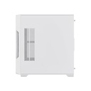 GameMax Siege E-ATX Full Tower Mesh Tempered Glass Side Panel Case with 4 RGB Fans - White