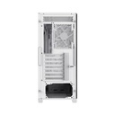 GameMax Siege E-ATX Full Tower Mesh Tempered Glass Side Panel Case with 4 RGB Fans - White