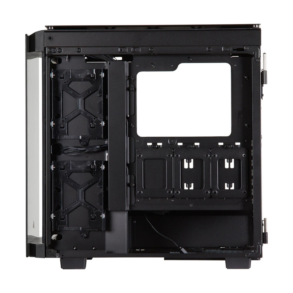 Corsair Obsidian Series 500D RGB SE Mid Tower Case Premium Tempered Glass and Aluminum LL120 Fans -Black