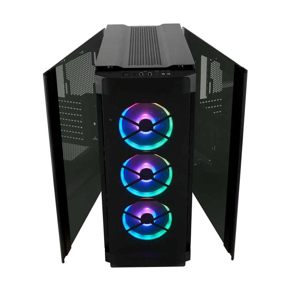 Corsair Obsidian Series 500D RGB SE Mid Tower Case Premium Tempered Glass and Aluminum LL120 Fans -Black