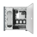 Corsair iCUE 5000X RGB Mid-Tower 4-Sides Tempered Glass Panel with 3 RGB Elite Fans - White