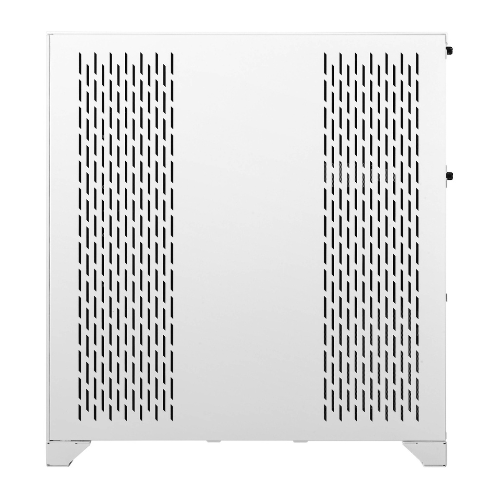 LIAN LI O11 Dynamic XL ROG Certified Tempered Glass Side & Front Panel + RGB Lighting Front Panel Case - White