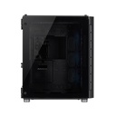 Corsair Crystal Series 680X RGB Airflow ATX Mid-Tower 3 Side Tempered Glass Panel Case with 4 RGB Fans - Black