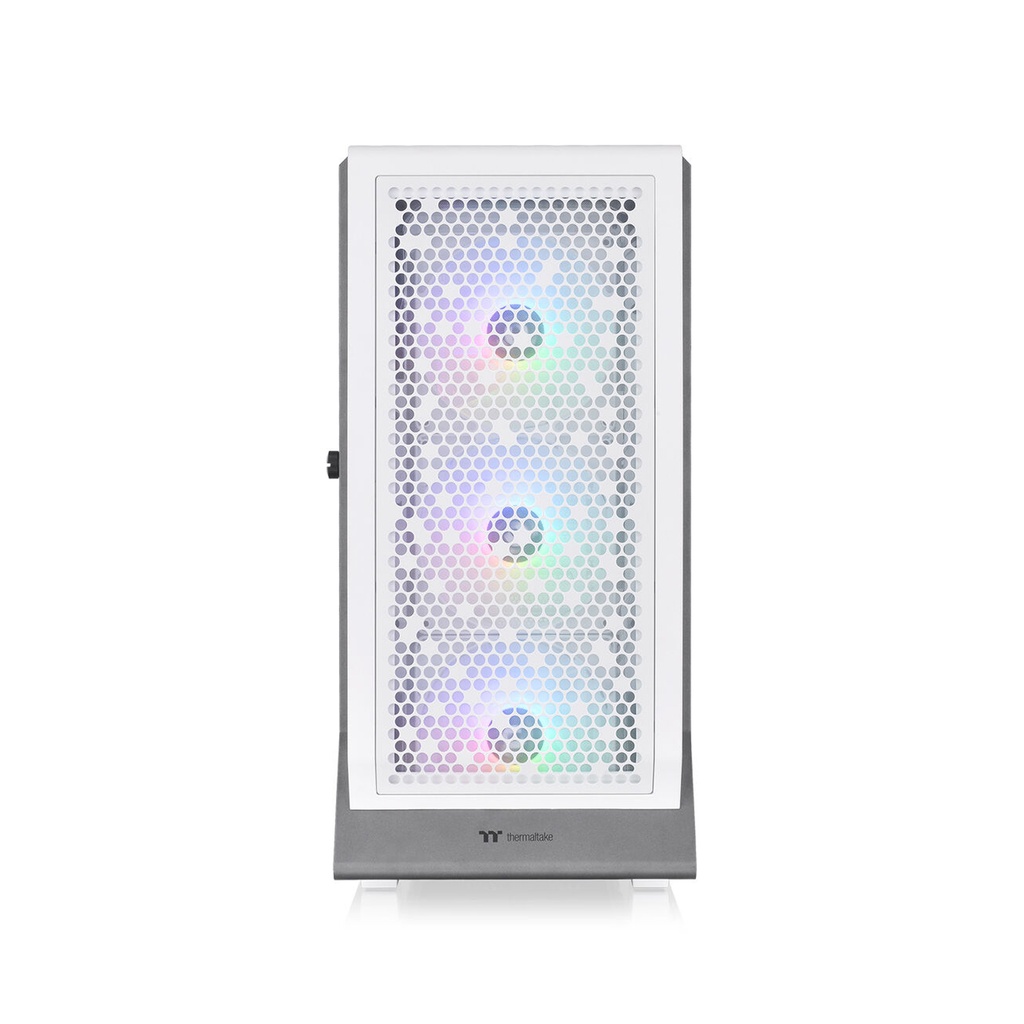 Thermaltake Ceres 500 TG ATX Mid Tower Tempered Glass Side Panel Case With 4 ARGB Fans - Snow White
