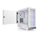 Thermaltake Ceres 500 TG ATX Mid Tower Tempered Glass Side Panel Case With 4 ARGB Fans - Snow White