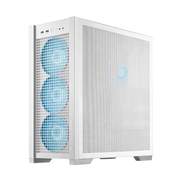 ASUS Tuf Gaming GT302 ARGB ATX Mid Tower Case Left Side Tempered Glass 4x ARGB Fans - White