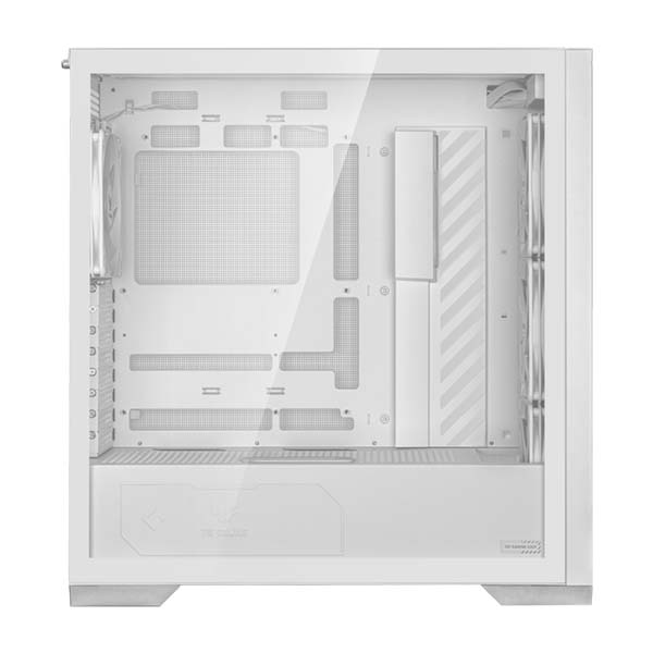 ASUS Tuf Gaming GT302 ARGB ATX Mid Tower Case Left Side Tempered Glass 4x ARGB Fans - White