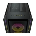 Corsair iCUE 5000T RGB Tempered Glass With 3 RGB & 1 Rear Fans Full-Tower ATX PC Case - Black