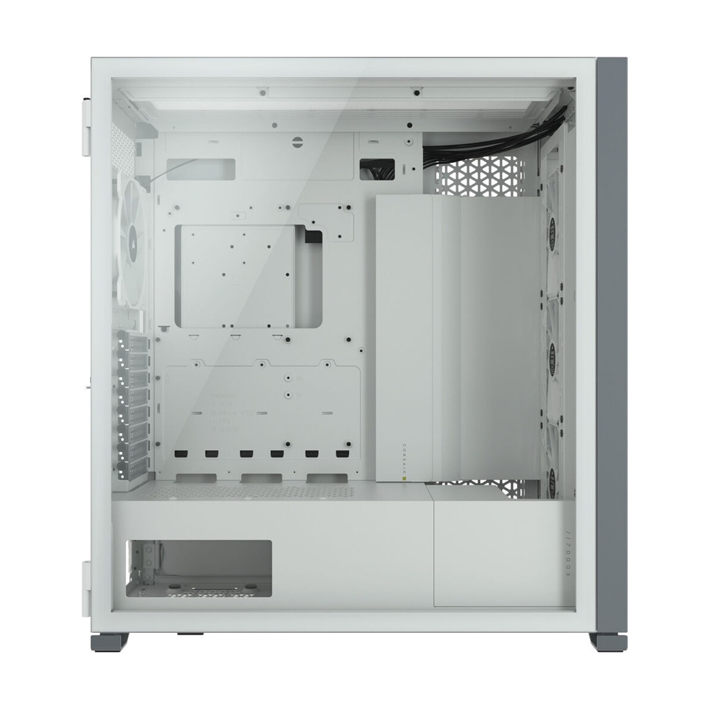 Corsair iCUE 7000X RGB Tempered Glass With 3 RGB & 1 Rear Fans Full-Tower ATX PC Case - White