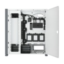 Corsair iCUE 7000X RGB Tempered Glass With 3 RGB & 1 Rear Fans Full-Tower ATX PC Case - White