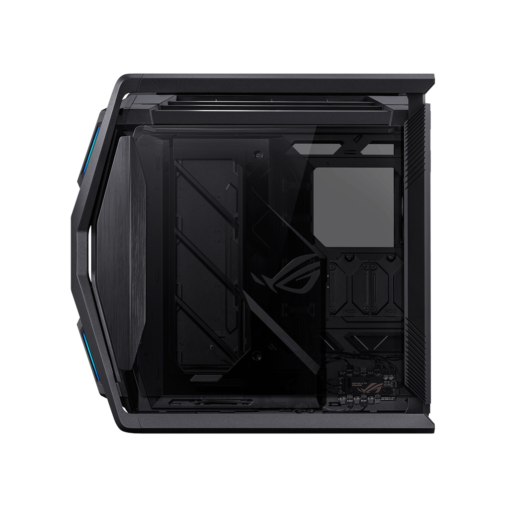 Asus Hyperion GR701 Full Tower E-ATX Gaming Case, 2-Sides Tempered Glass, 420mm dual radiator support, 4x 140mm Fans Pre-installed, Metal GPU holder, ARGB fan hub, 60W fast charging
