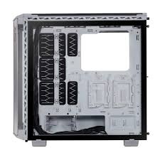 XPG BATTLECRUISER Super Mid-Tower 4-Side Tempered Glass Case with 4 RGB Fans - White