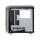 XPG BATTLECRUISER Super Mid-Tower 4-Side Tempered Glass Case with 4 RGB Fans - White