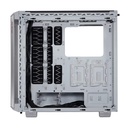XPG BATTLECRUISER Super Mid-Tower 4-Side Tempered Glass Case with 4 RGB Fans - White