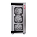 XPG BATTLECRUISER Super Mid-Tower 4-Side Tempered Glass Case with 4 RGB Fans - White