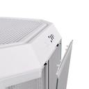 Thermaltake The Tower 300 Micro Tower tempered glass panels on the front and two perforated panels on each side With 2 Fan - White