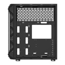 Xigmatek Overtake 3 Side Tempered Glass Panel Case with 6 Rainbow RGB Fans - Black