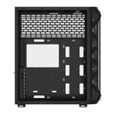 Xigmatek Overtake 3 Side Tempered Glass Panel Case with 6 Rainbow RGB Fans - Black