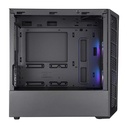 Cooler Master MasterBox MB320L Micro ATX Tower Tempered Glass Side Panel Case With 2 ARGB Fans - Black
