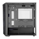 Cooler Master MasterBox MB320L Micro ATX Tower Tempered Glass Side Panel Case With 2 ARGB Fans - Black