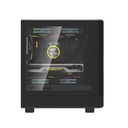 Darkflash DB330M M-ATX Fornt & Left Side Tempered Glass Panel Case With 3 ARGB Fans - Black