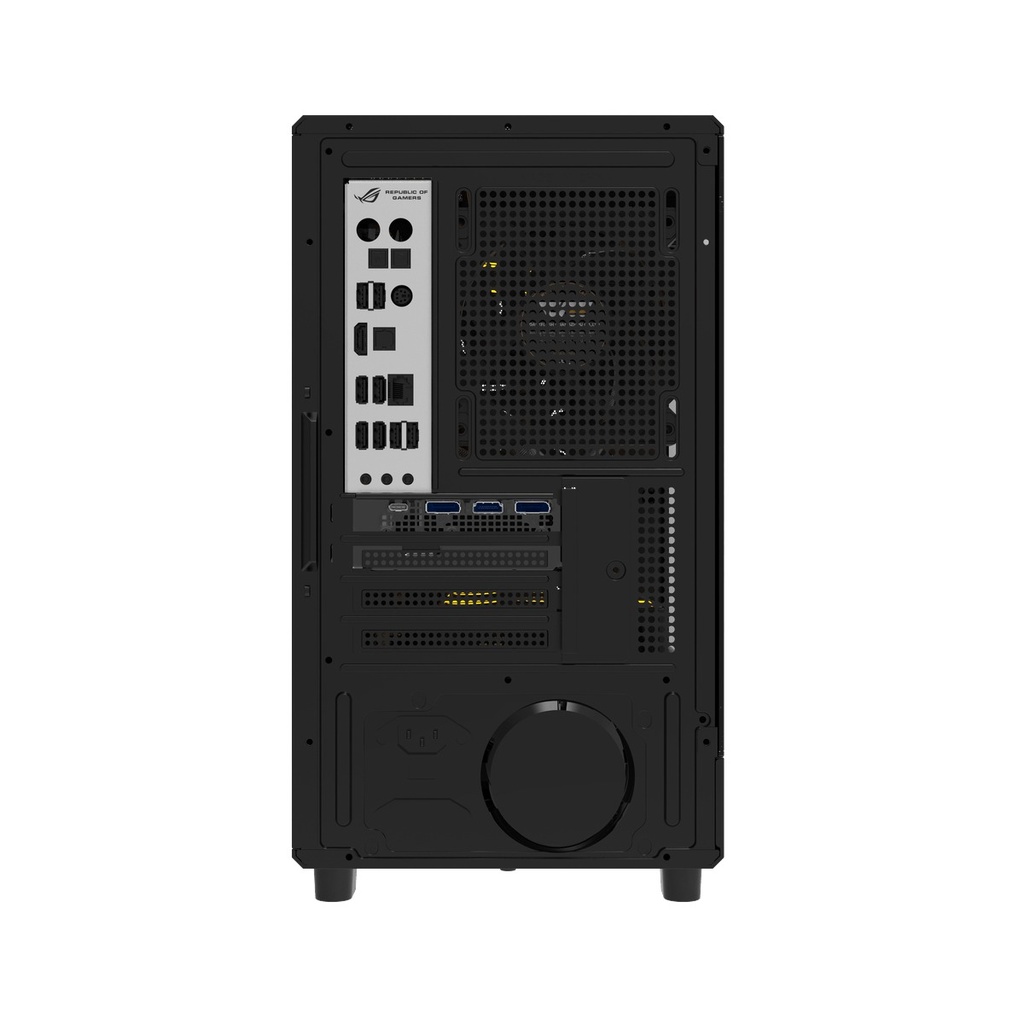 Darkflash DB330M M-ATX Fornt & Left Side Tempered Glass Panel Case With 3 ARGB Fans - Black