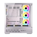 Twisted Minds Dominator Series ATX Mid Tower Gaming Case - White (7 ARGB Fans Included)
