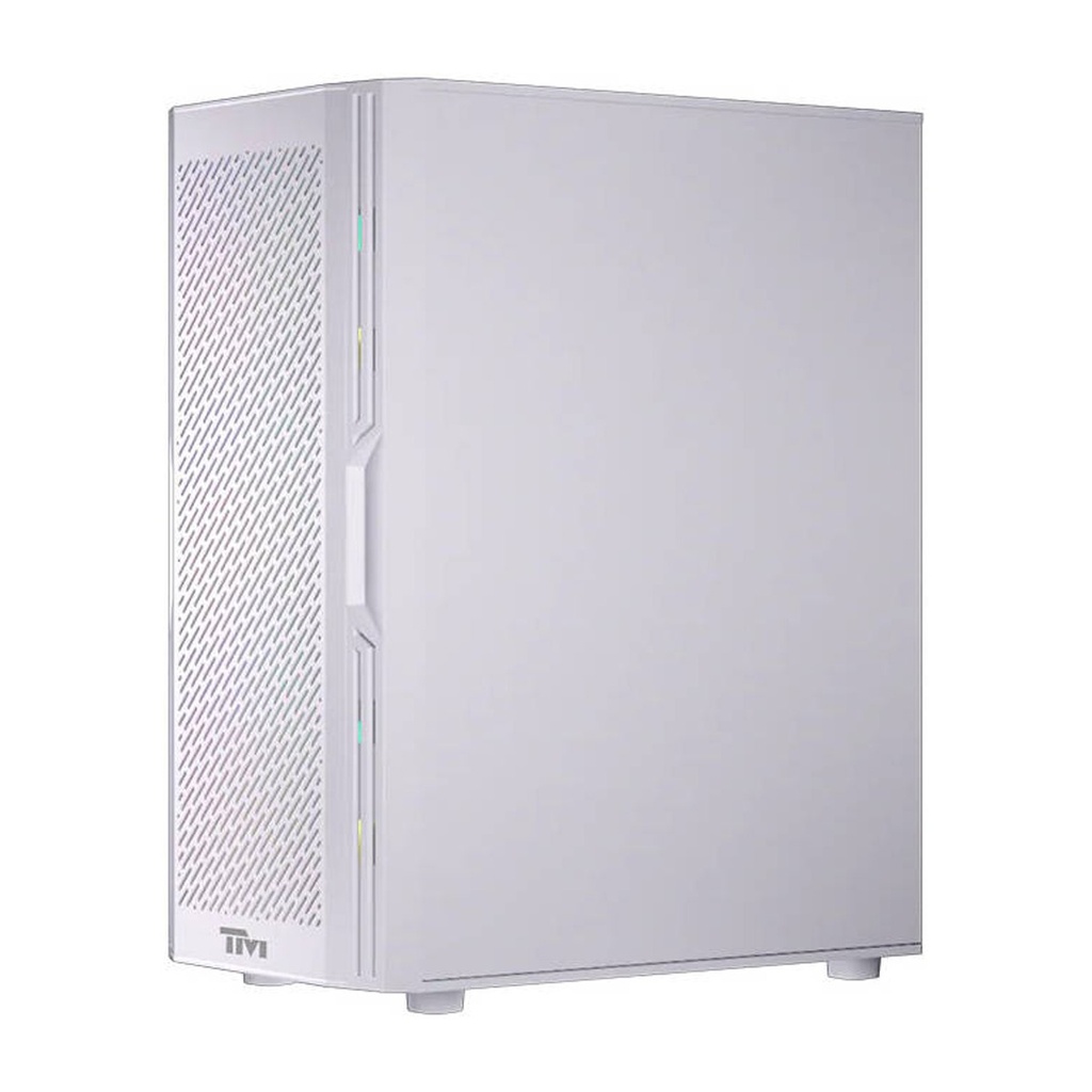 Twisted Minds Phantom II Series ATX Mid Tower Gaming Case - White (4 ARGB Fans Included)