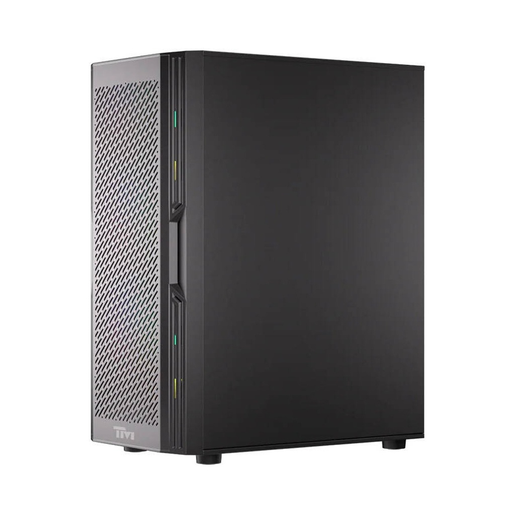 Twisted Minds Phantom II Series ATX Mid Tower Gaming Case - Black (4 ARGB Fans Included)