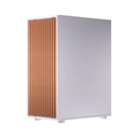 Twisted Minds WoodX Series ATX Mid Tower Gaming Case - White (4 ARGB Fans Included)