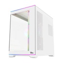 Twisted Minds Rampage Series ATX Mid Tower Gaming Case - White (7 ARGB Fans Included)