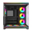 Twisted Minds Rampage Series ATX Mid Tower Gaming Case - Black (7 ARGB Fans Included)