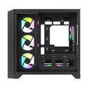 Twisted Minds Flux Series ATX Mid Tower Gaming Case - Black (7 ARGB Fans Included)
