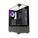 Twisted Minds Fury Series ATX Mid Tower Gaming Case - Black (4 ARGB Fans Included)
